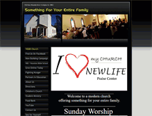 Tablet Screenshot of newlifepraisecenter.net